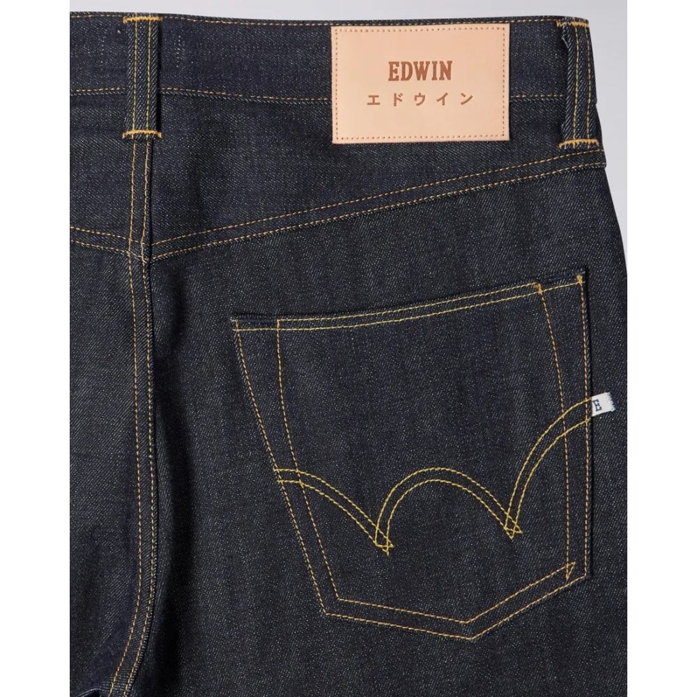 ED-47 Regular Straight Jeans (Old Season), Red Selvage 14oz - Blue Unwashed