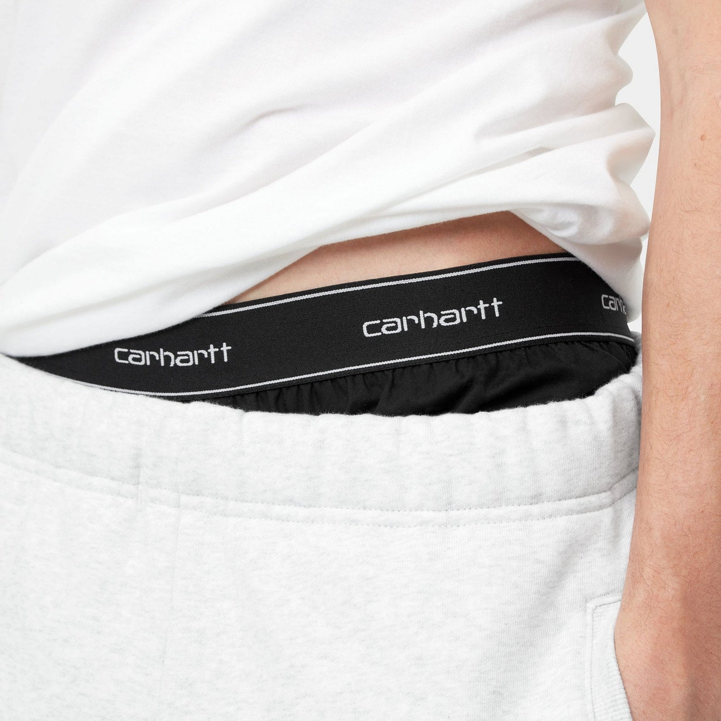 Cotton Script Boxers - Black