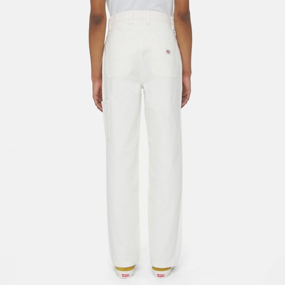 W' Madison Double Knee Denim Pant - White