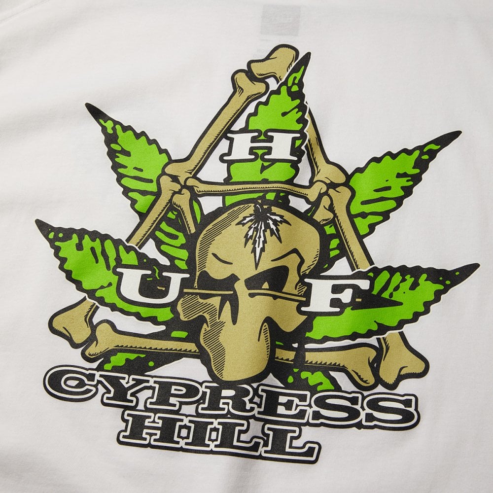 HUF X Cypress Hill Cypress Triangle S/S Tee - White