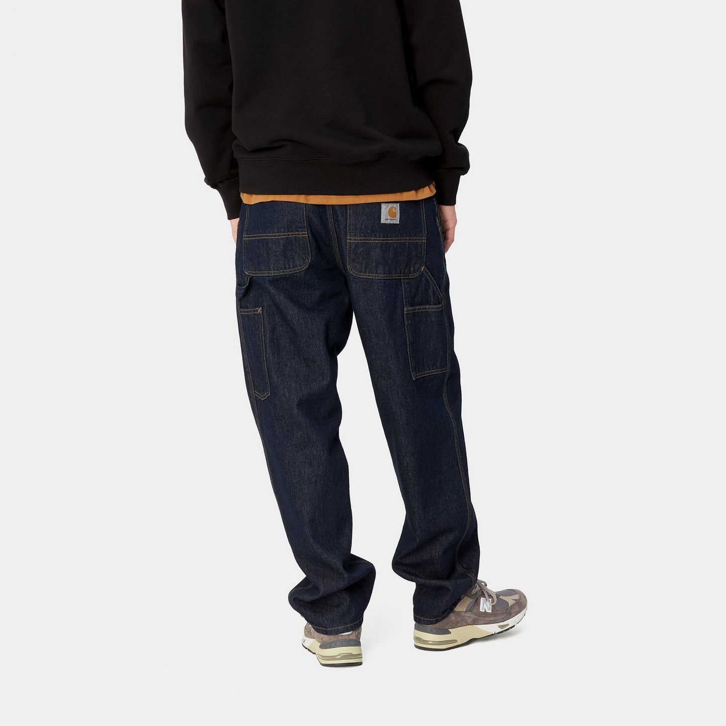 Single Knee Pant - Blue Rinsed
