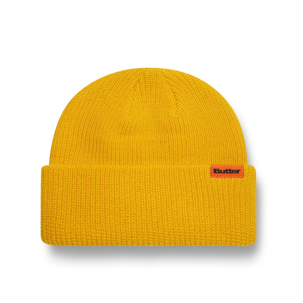 Tall Wharfie Beanie - Yellow