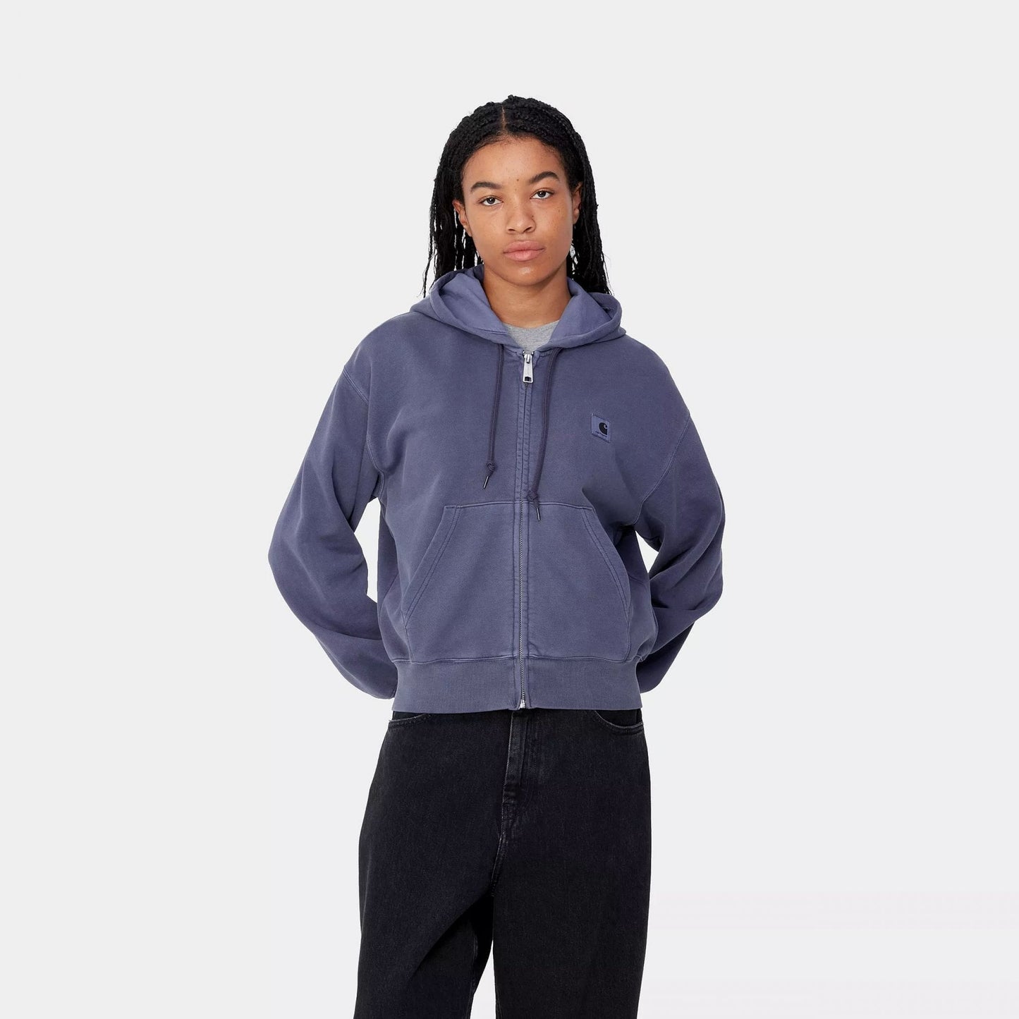 W' Hooded Nelson Jacket - Aura (Garment Dyed)