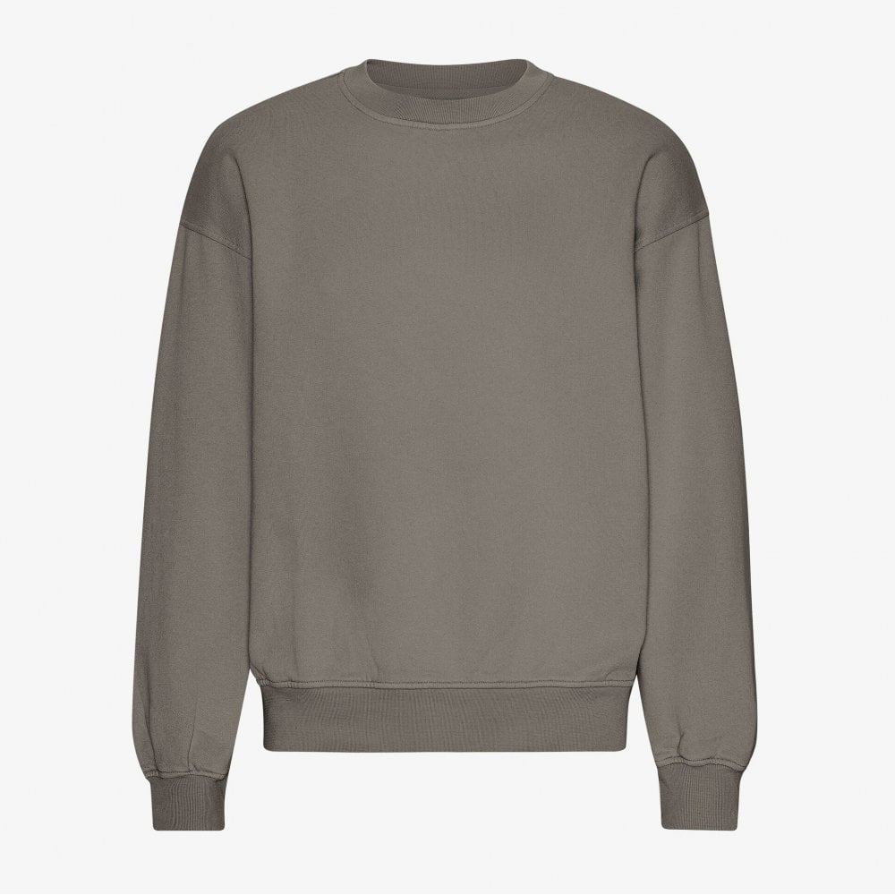 Organic Oversized Crew - Misty Brown