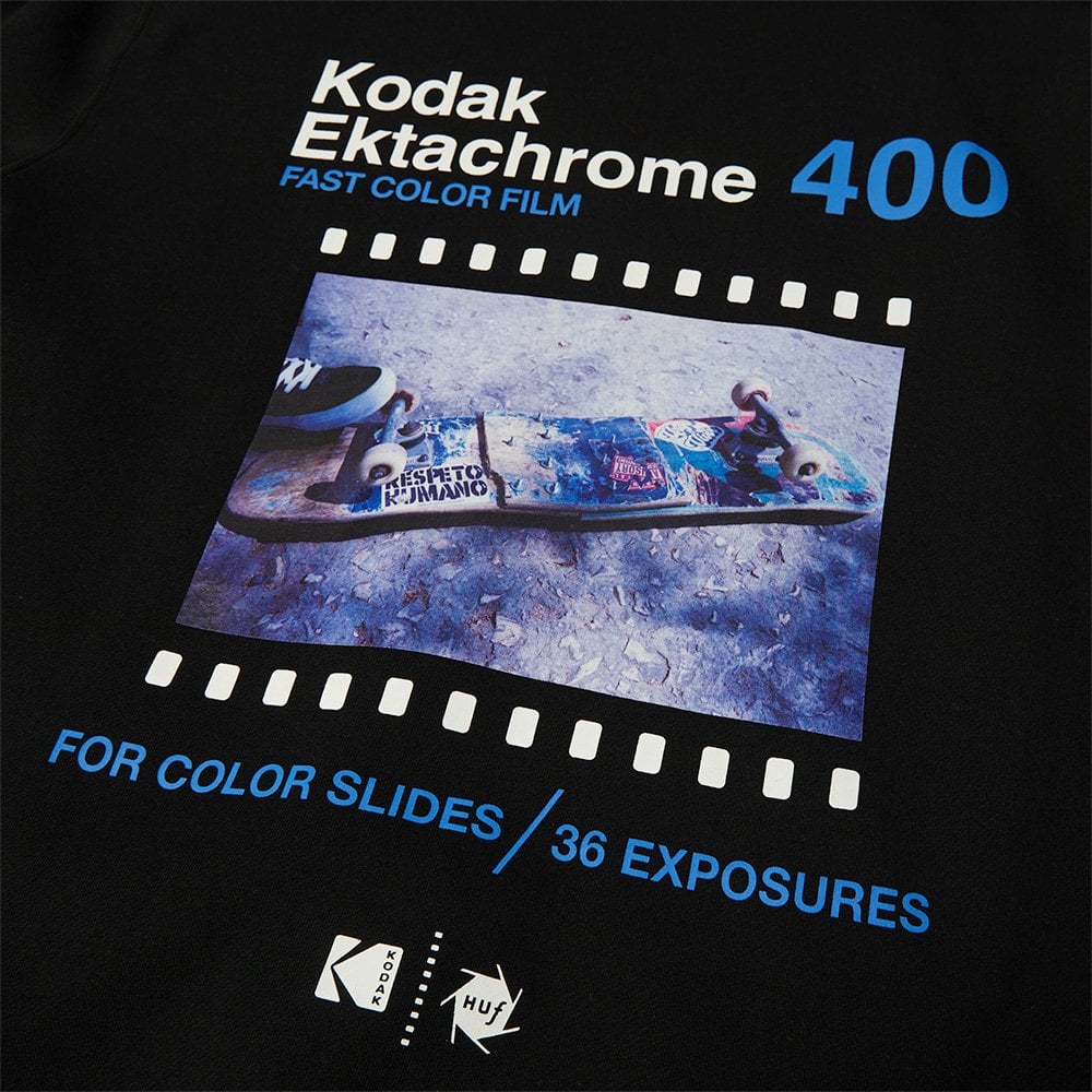 HUF X Kodak Invention Pullover Hoodie - Black