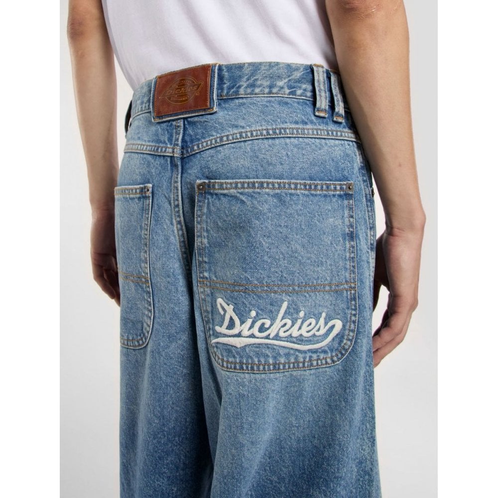 Loose Wave Denim - Rinsed Blue with Fade