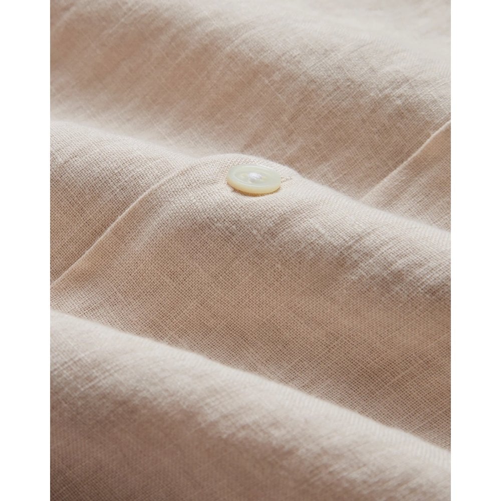 Linen Camp Collar Shirt 25 - Raw