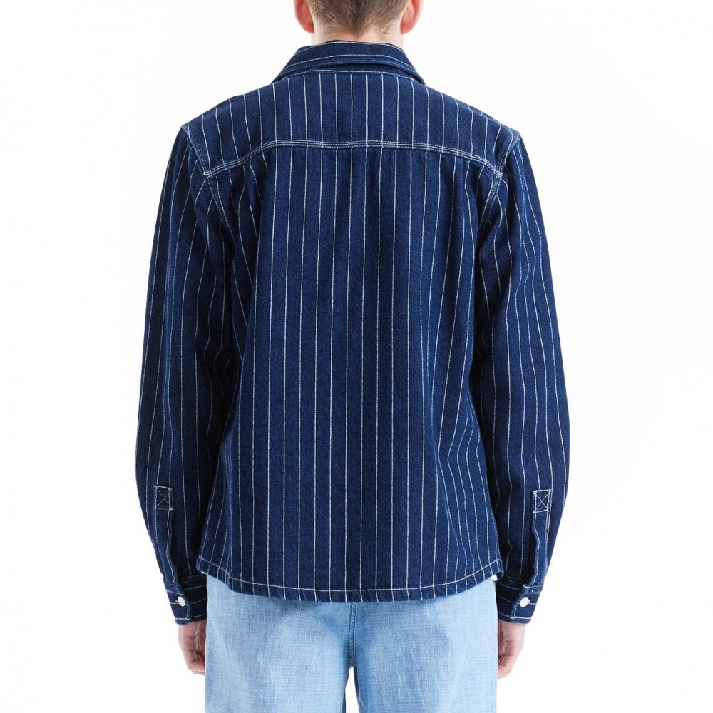 Vacay Stripe Denim Shirt - Indigo