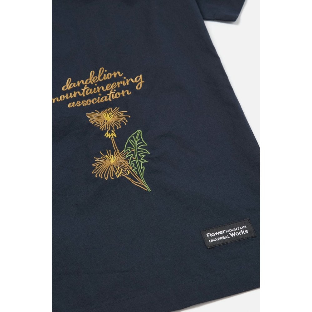 Universal Works X Flower Mountain Minari Shirt - Navy