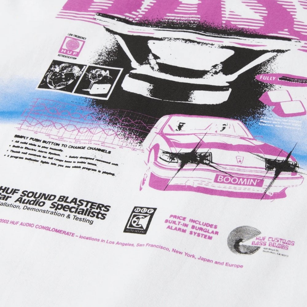 Bass Power S/S Tee - White
