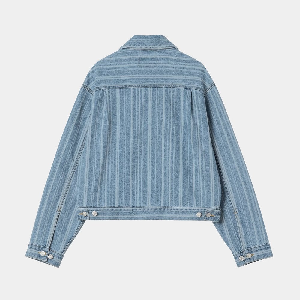 W' Rylan Jacket - Rylan Stripe / Blue (Stone Bleached)