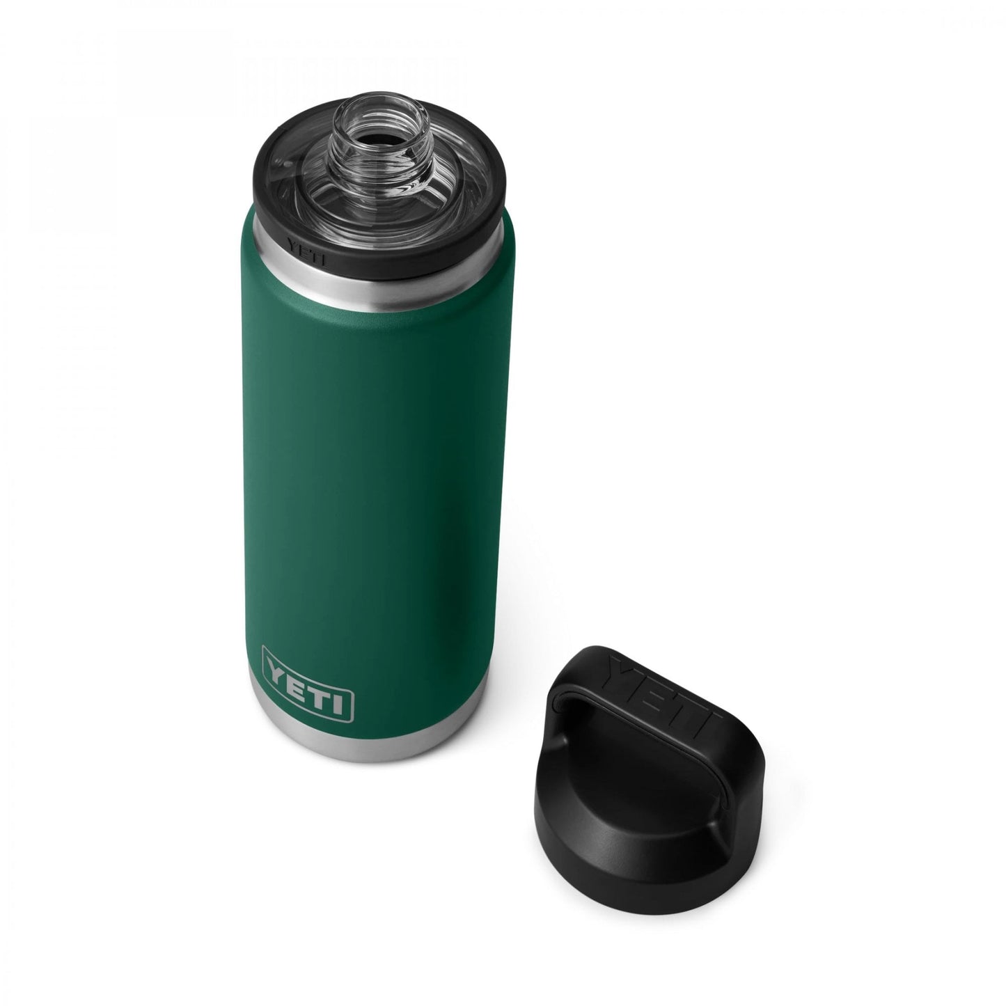 Rambler™ 26oz Bottle, Chug Cap - Black Forest Green