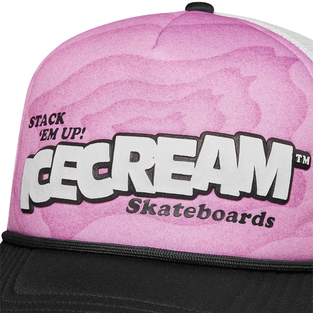 IC Skateboards Trucker Cap - Pink / Black