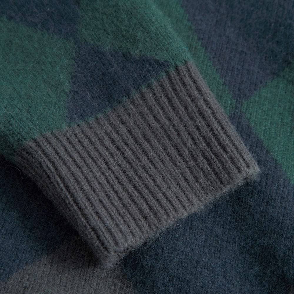 WWJan Pullover Sweater - Green Gables Check