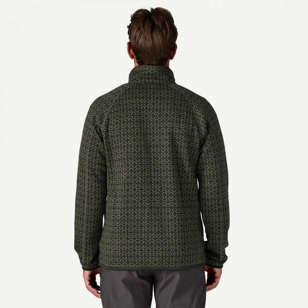 Men's Better Sweater Jacket - Scales: Old Growth Green