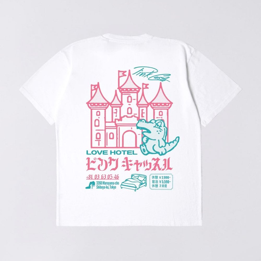 Pink Castle T-shirt - White