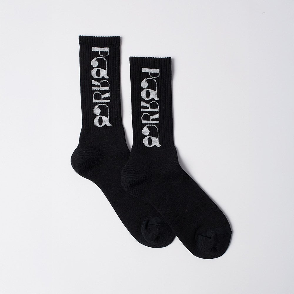 Tokyo Logo Crew Socks - Black