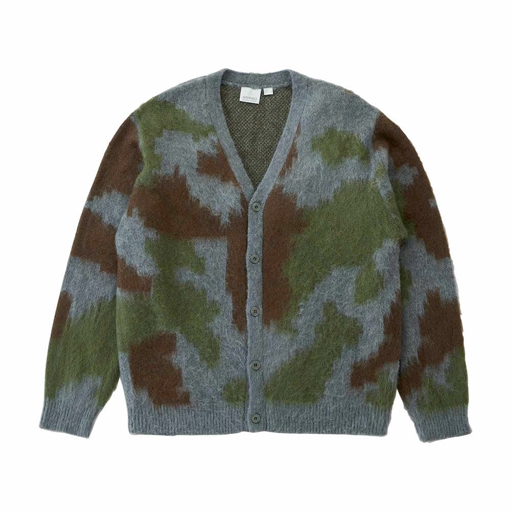 Mohair Cardigan - Jungle Digi Camo
