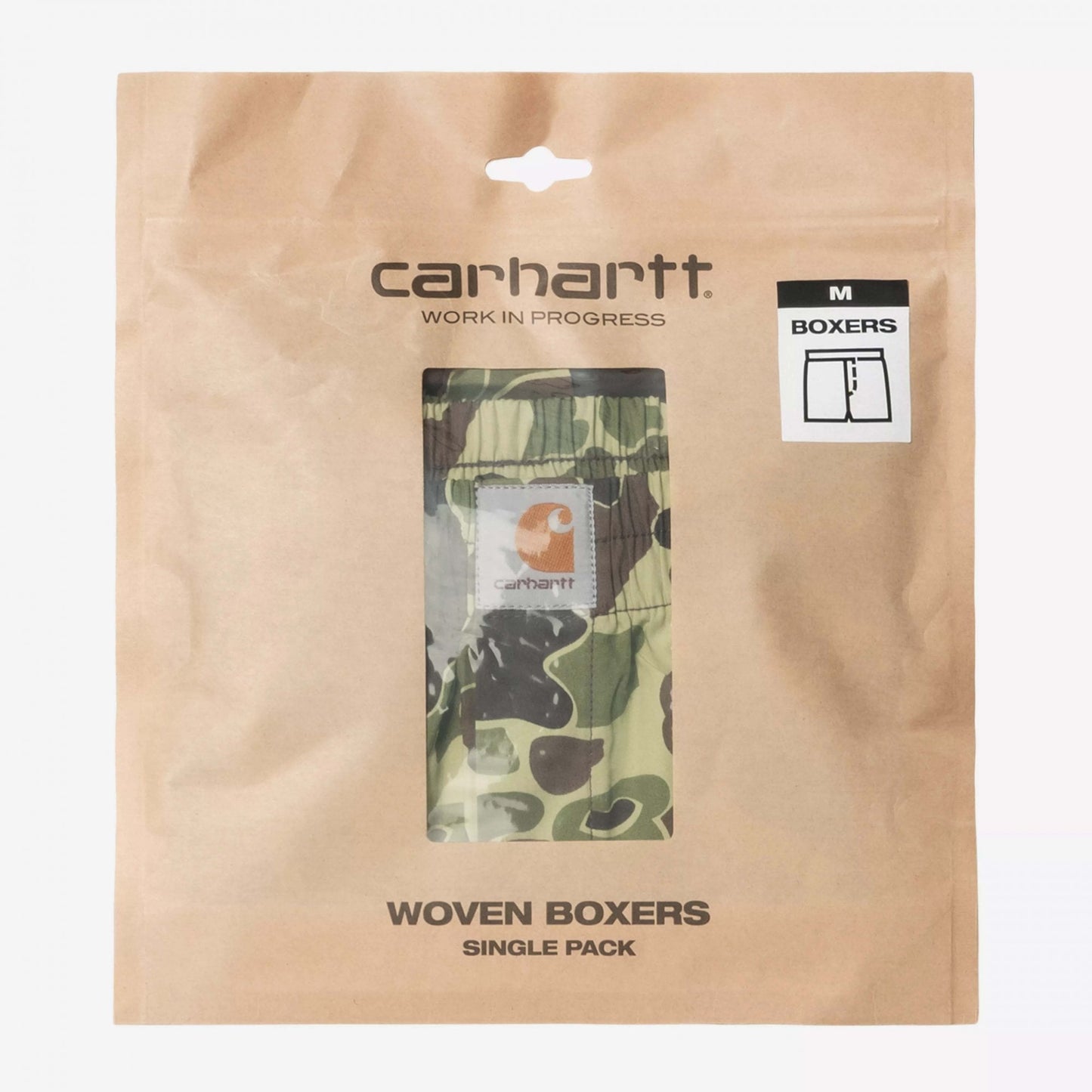 Cotton Boxer - Camo Duck, Green