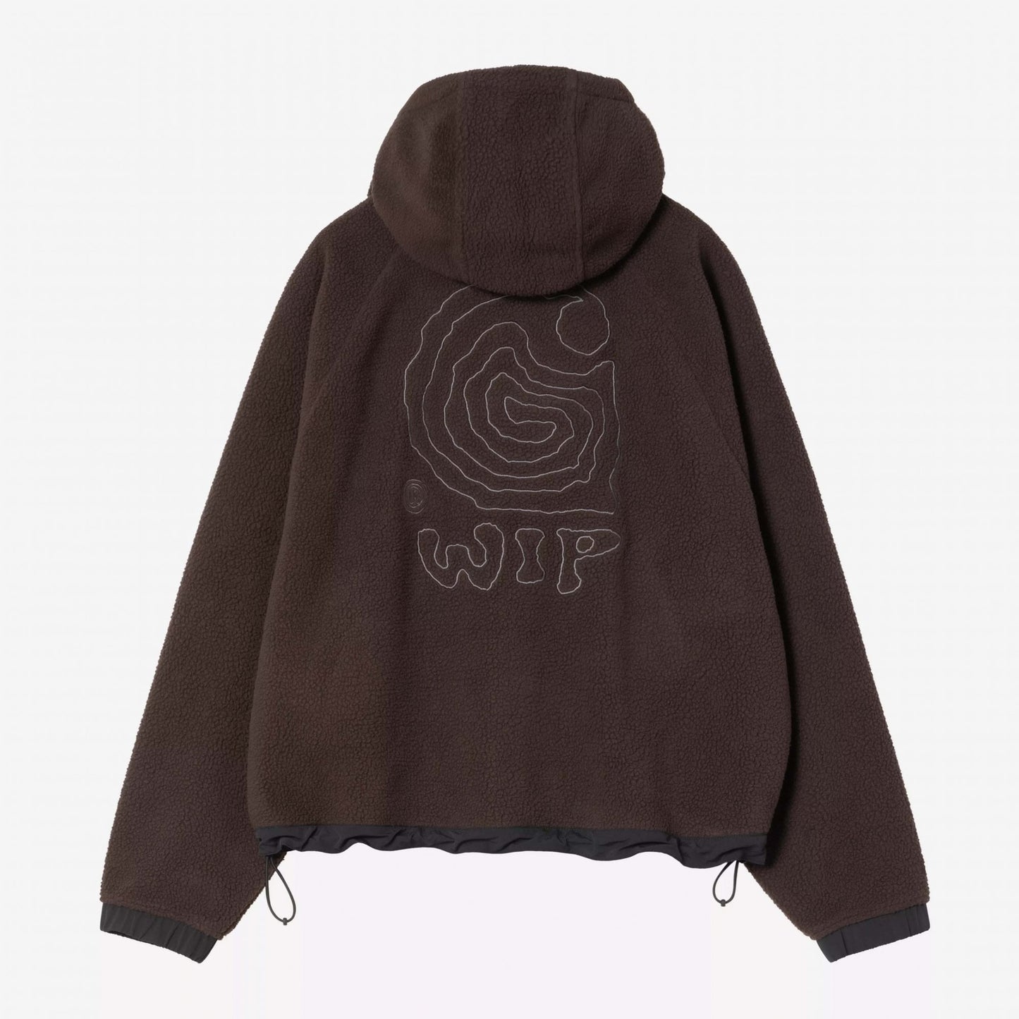 W' Hooded Helix Jacket - Palisander / Black