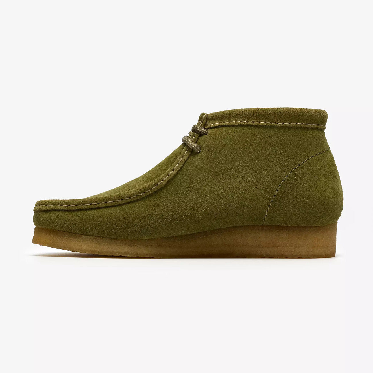 Wallabee Boot - Green Suede