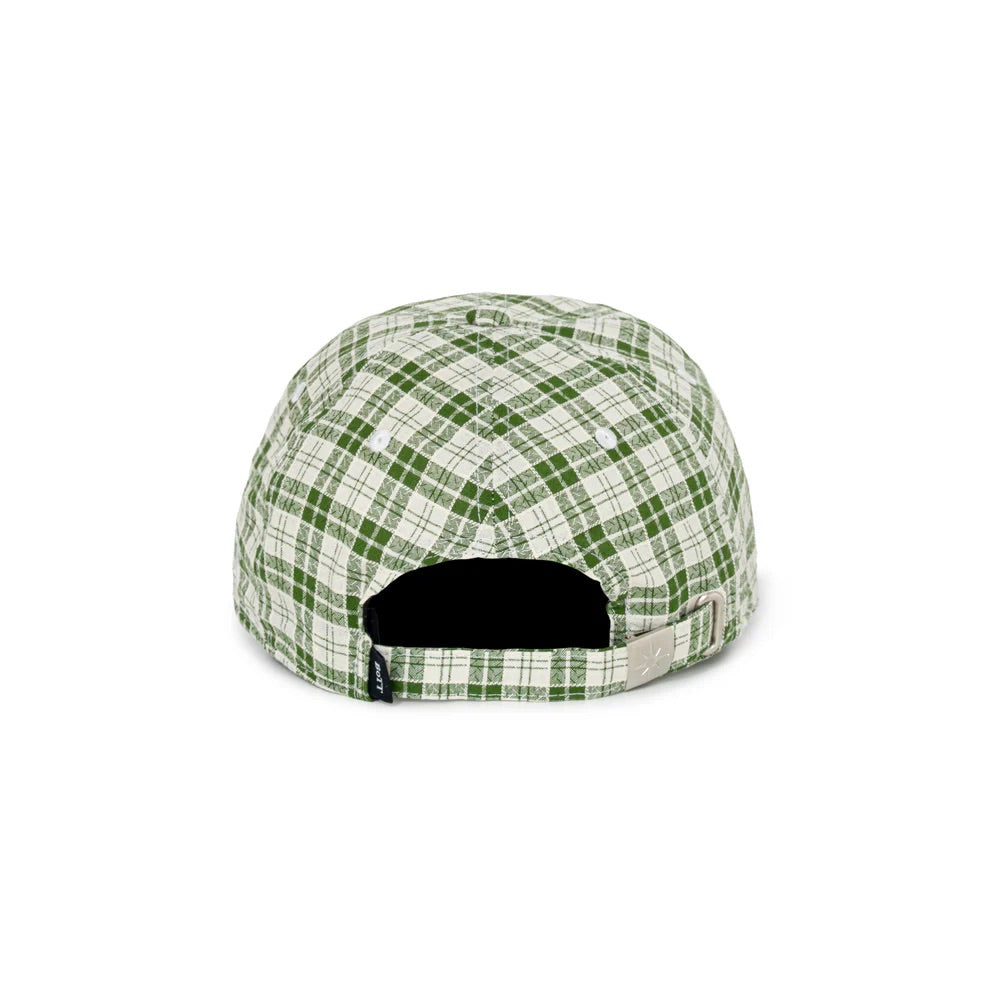 2Y Plaid 6-Panel Cap - Green