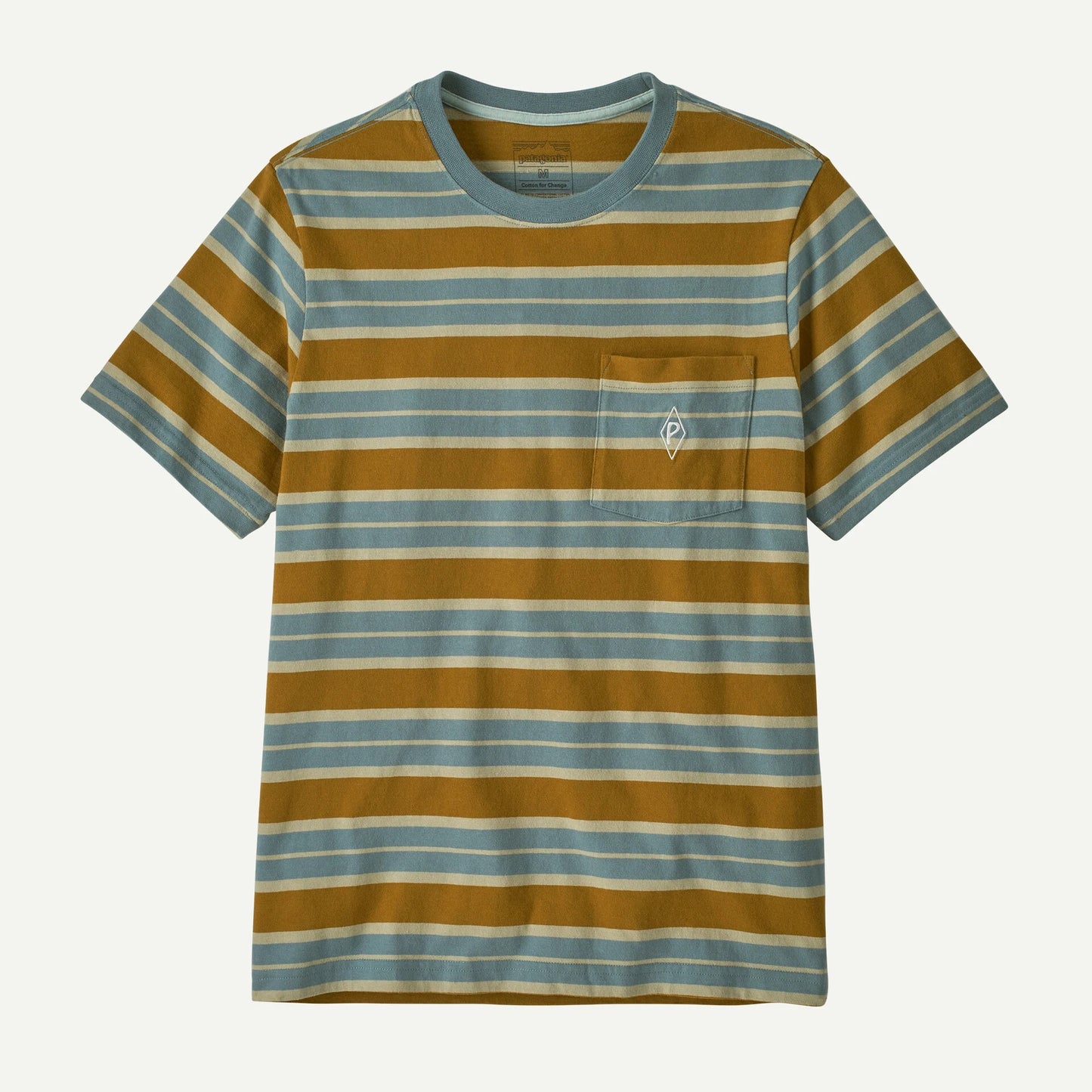 M's Midweight Water People Mark Pocket Tee - Big Wall: Blue Sage
