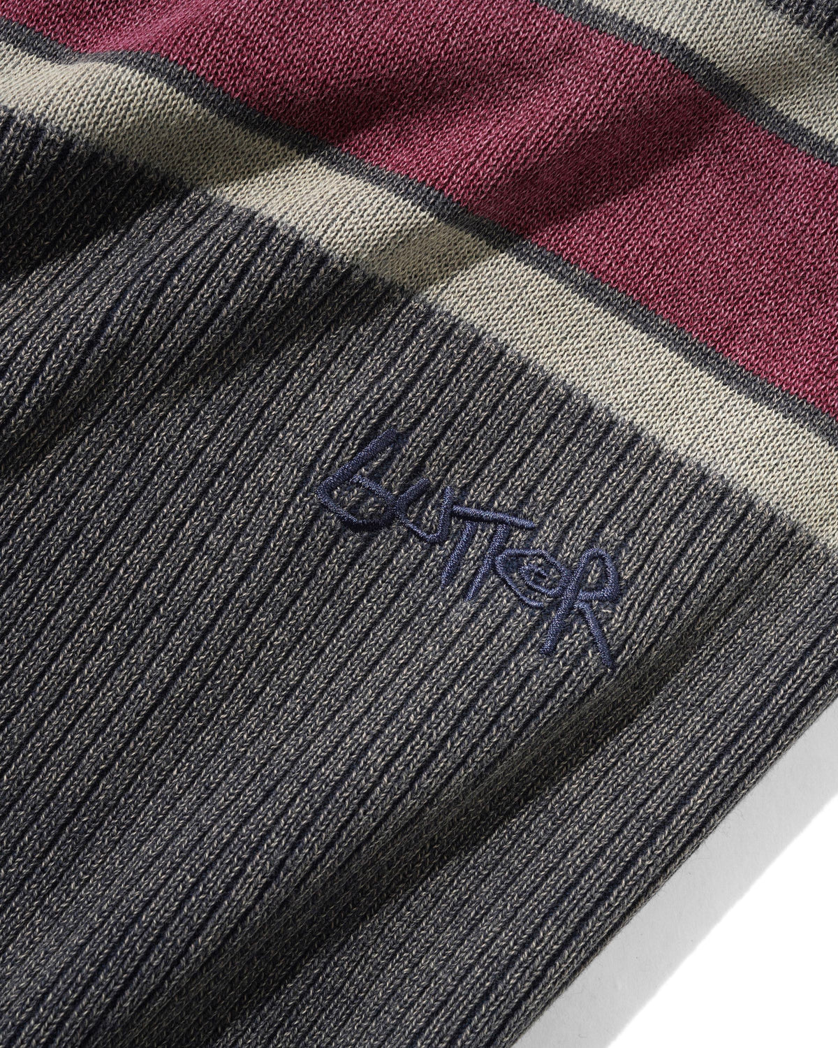 Break Knit Sweater - Washed Navy
