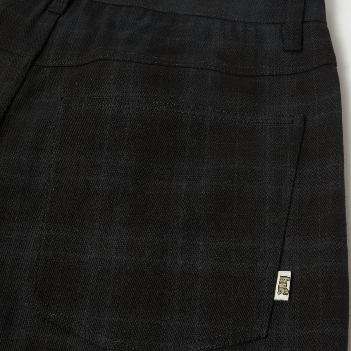 Cromer Plaid Pant - Black