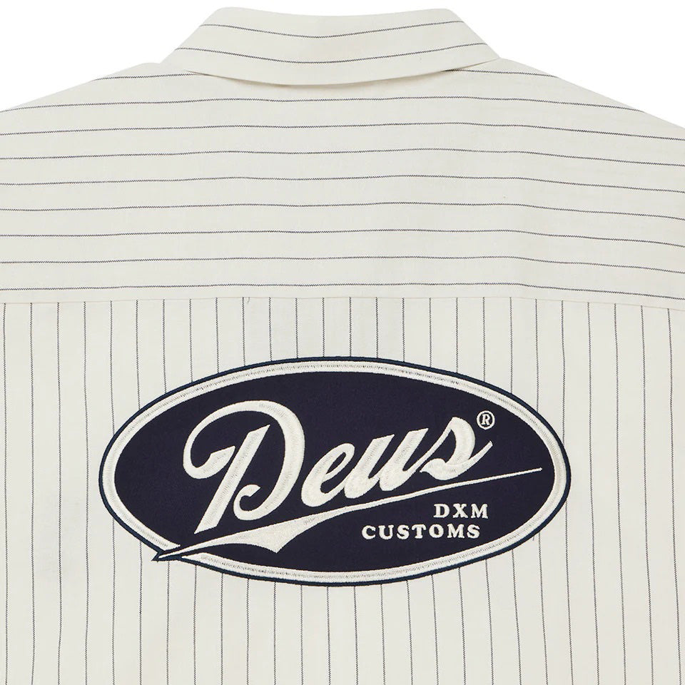 Forecourt Stripe Shirt - Dirty White