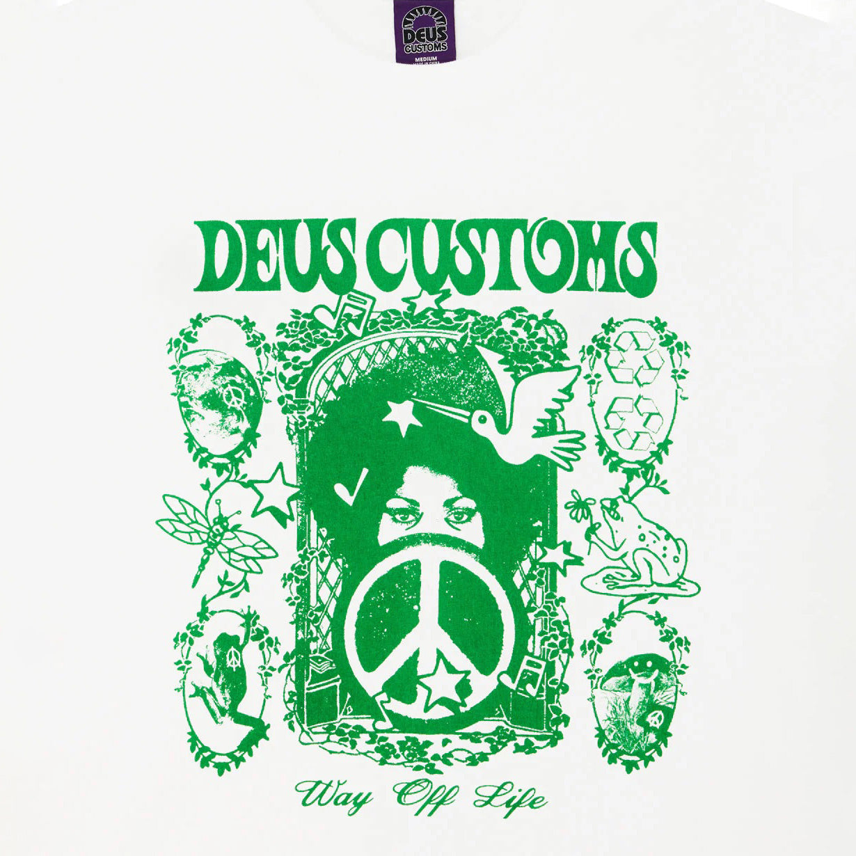 Mother-Earth Tee - Vintage White