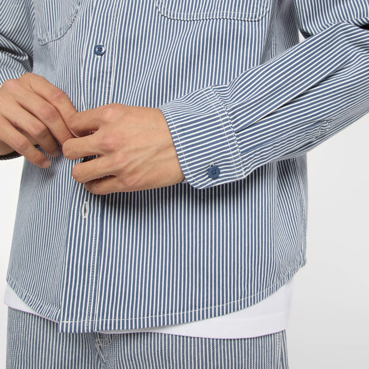 Hickory LS Work Shirt - Retro Indigo
