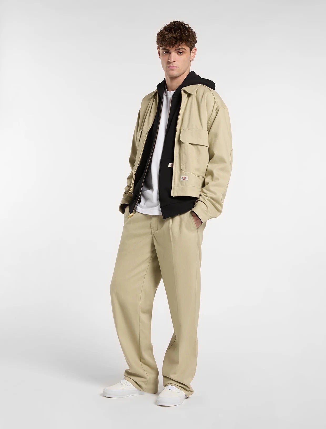 Hemp Twill Trucker Jacket - Eucalyptus