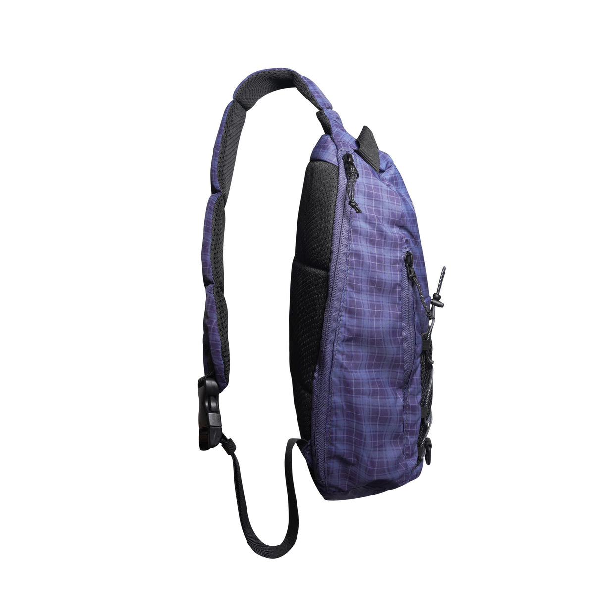 Express Shoulder Bag - Navy Plaid