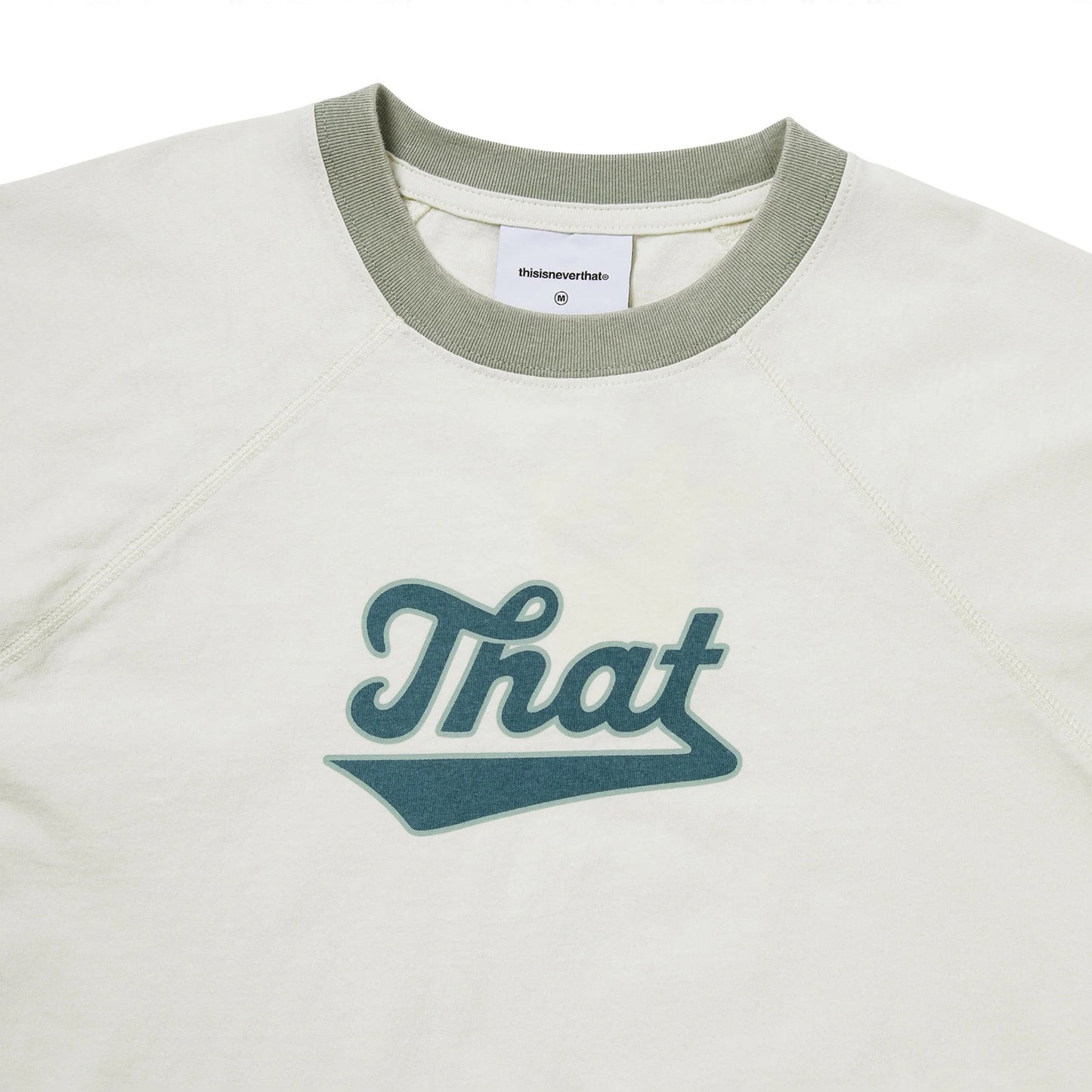 W’ Faded Raglan Tee - Yellow / Green