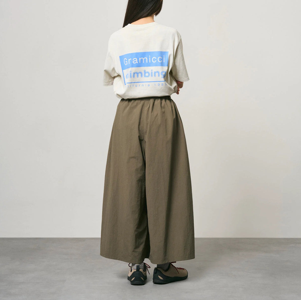 Women's Nylon Flare Pant - Burnt Olive