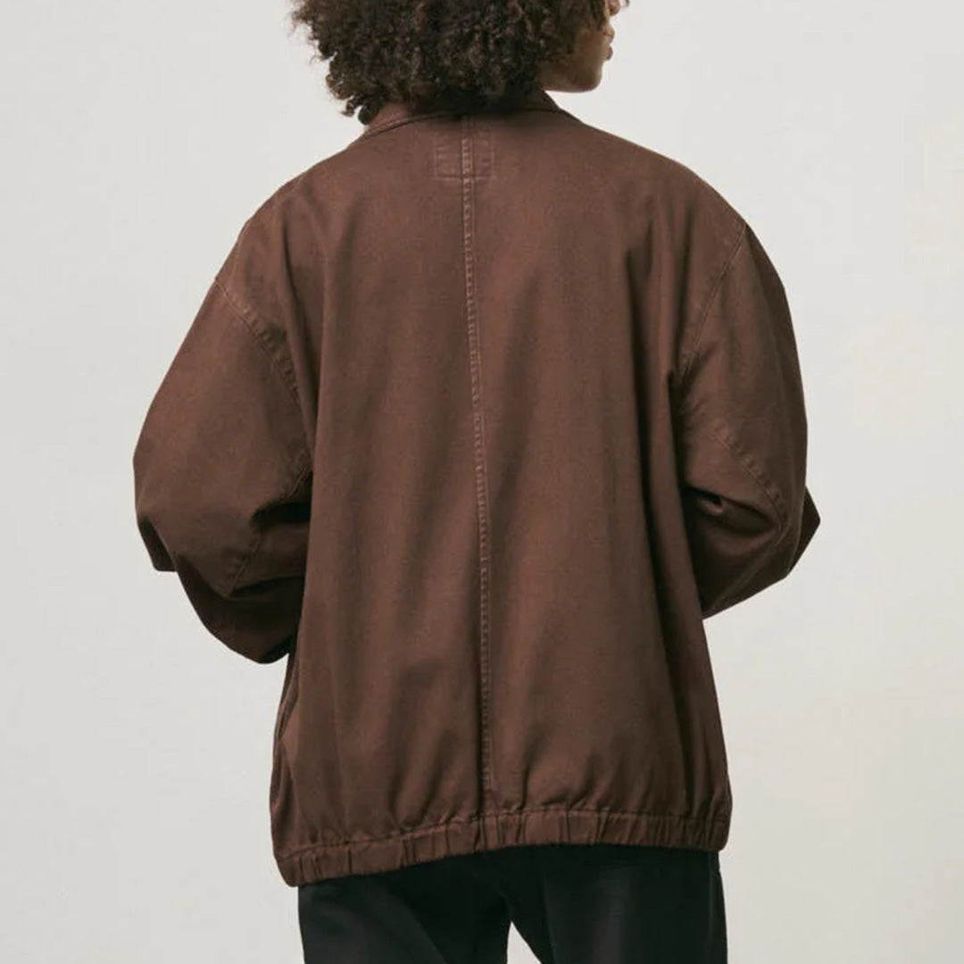 Twill Around Jacket - Brown Pigment