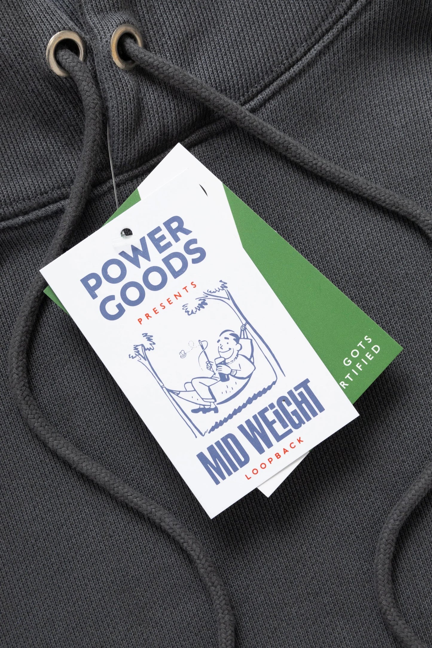 Loopback Hoodie - Washed Black