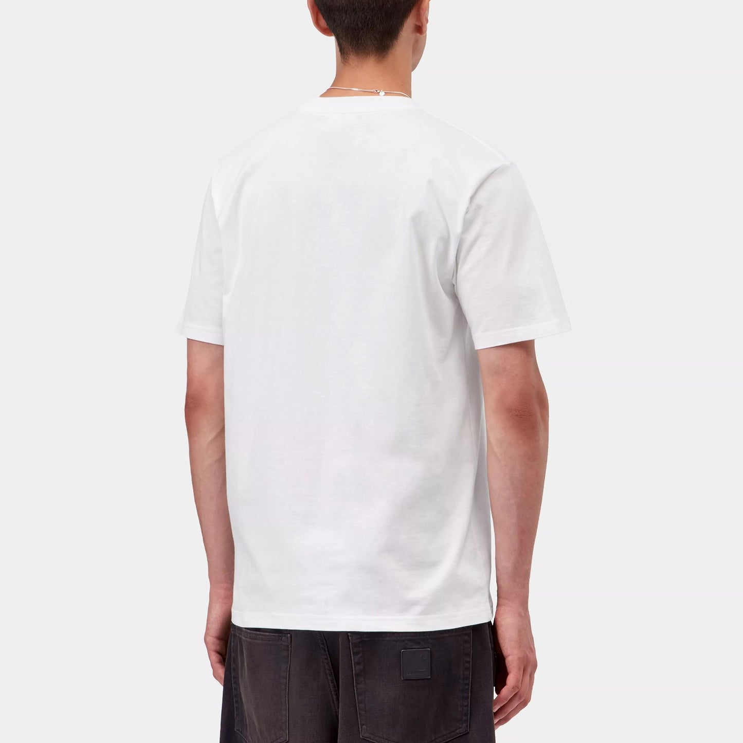 S/S Small Heart T-Shirt - White / Red