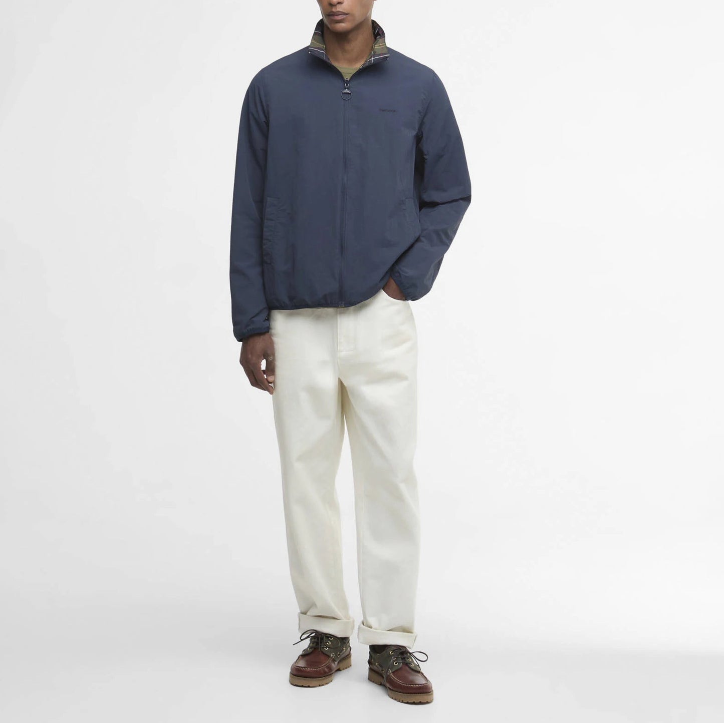 Korbel Reversible Showerproof Jacket - Navy