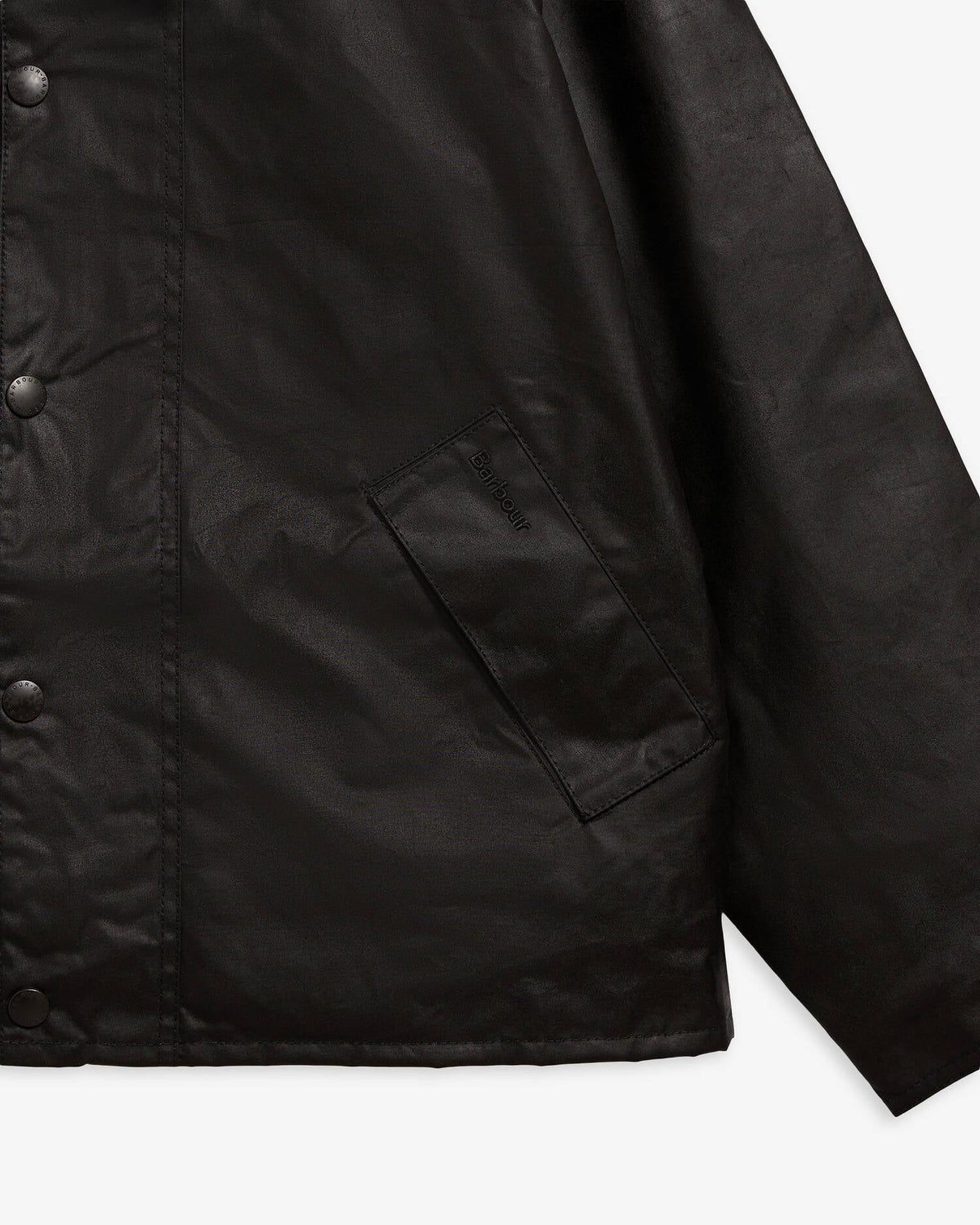 Transport Waxed Jacket - Black