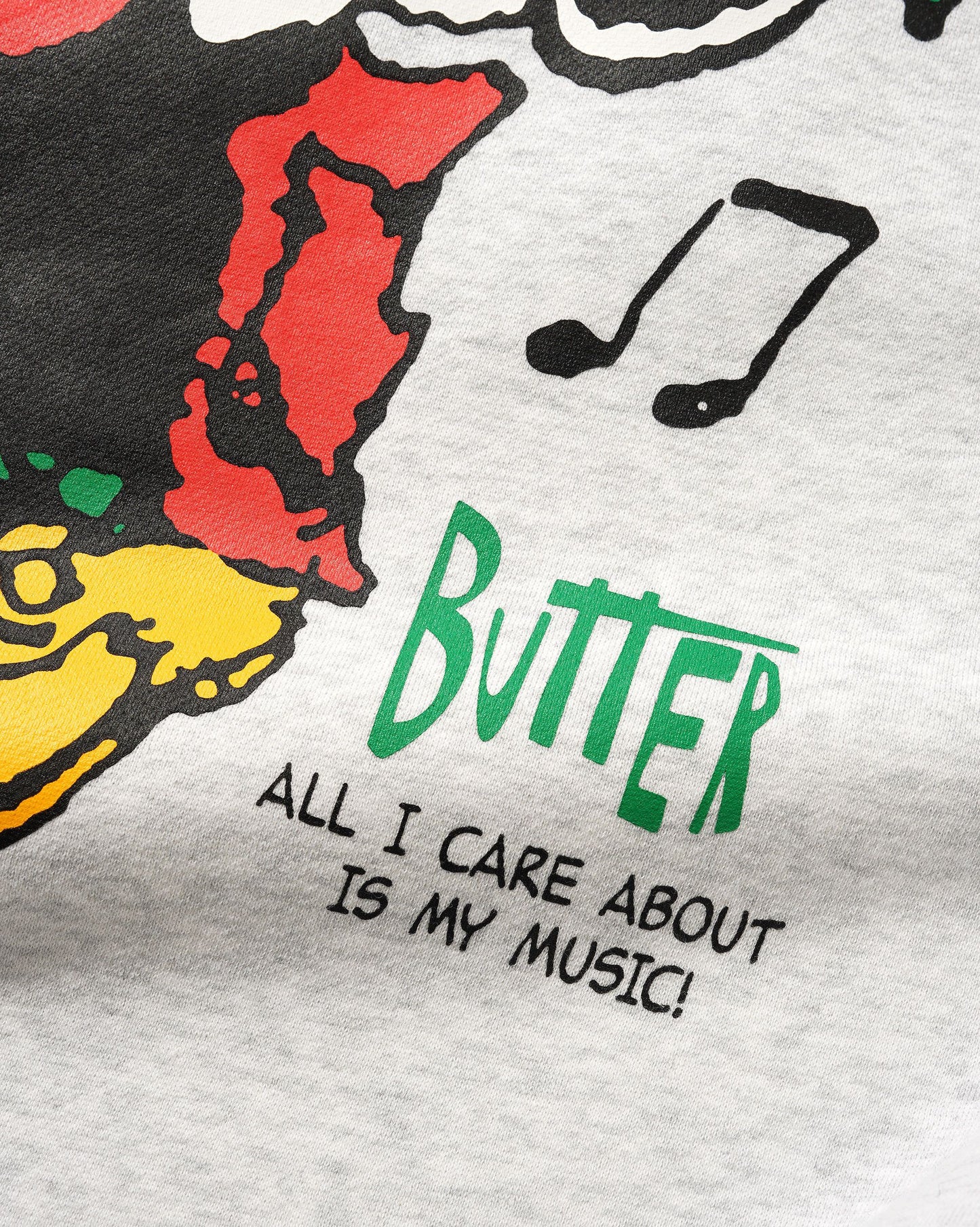 Peanuts Music Crewneck - Ash