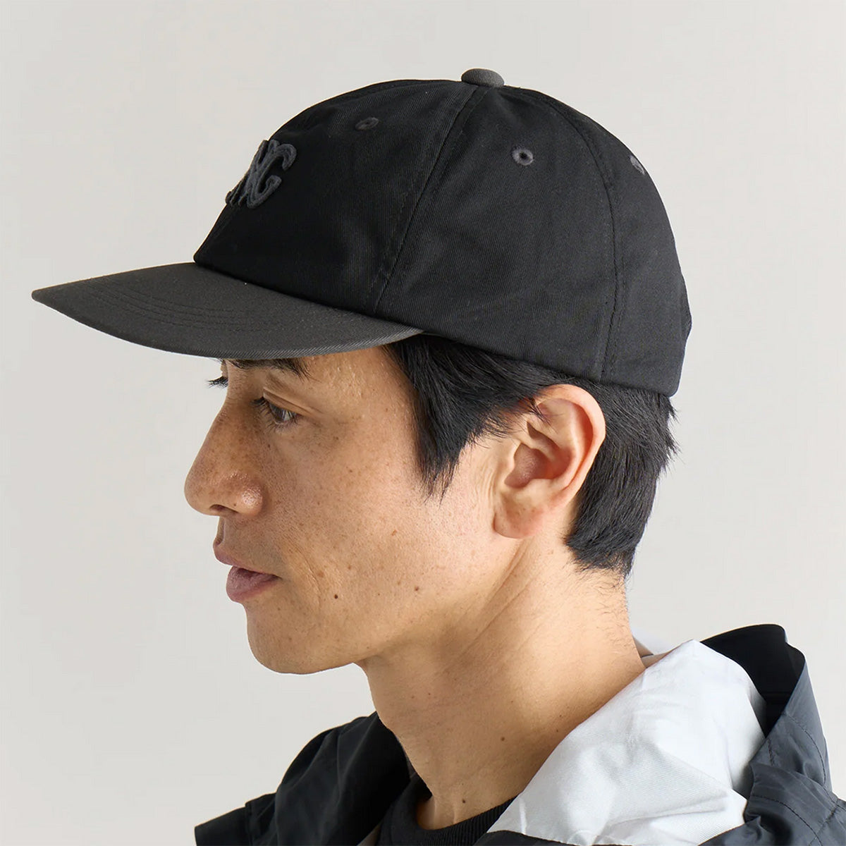 Cotton Twill Bi-Color Cap - Black