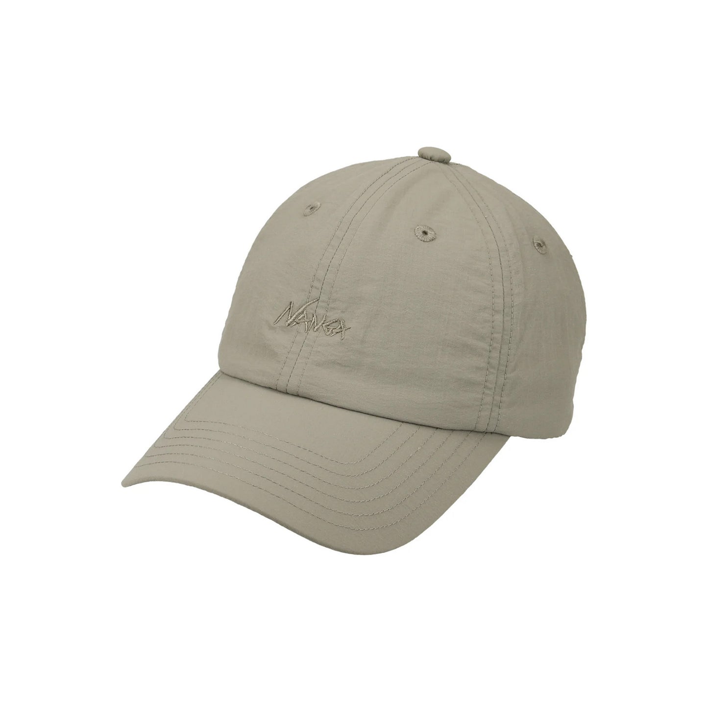 Nylon Tusser BB Cap - Khaki