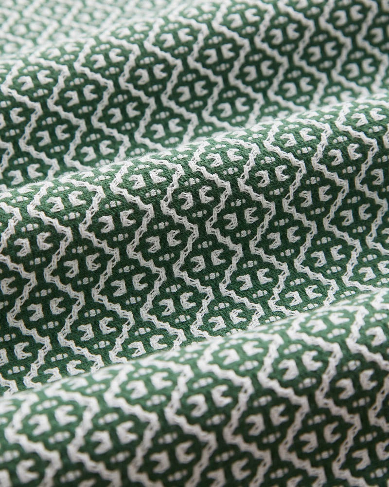 Portuguese Tile Shirt - Green