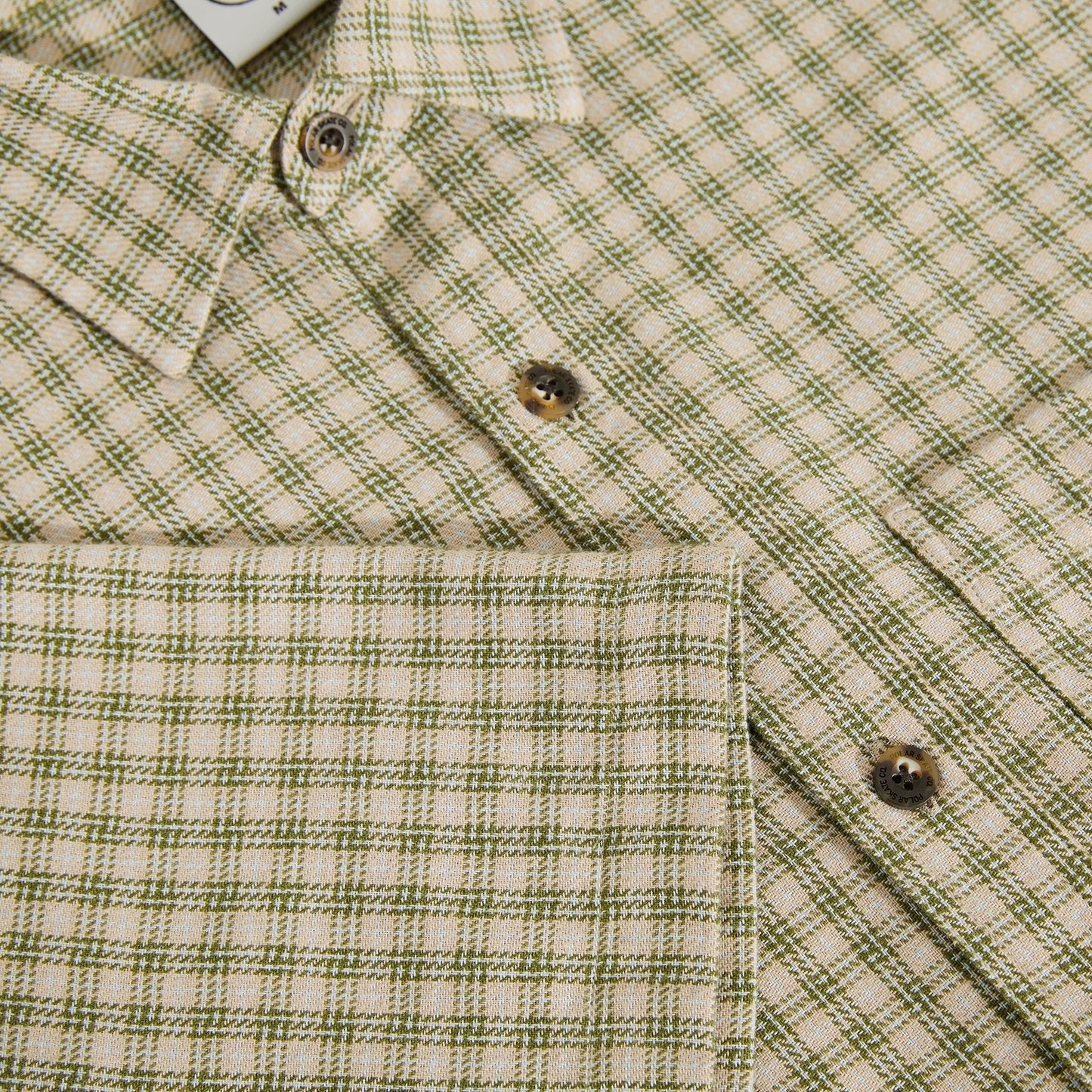 Mitchell Shirt - Beige / Green