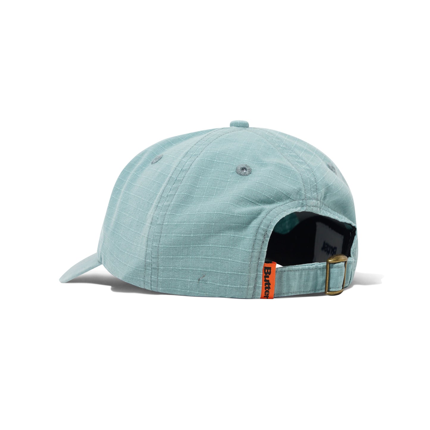 Ripstop Rounded Logo 6 Panel Cap - Washed Ice