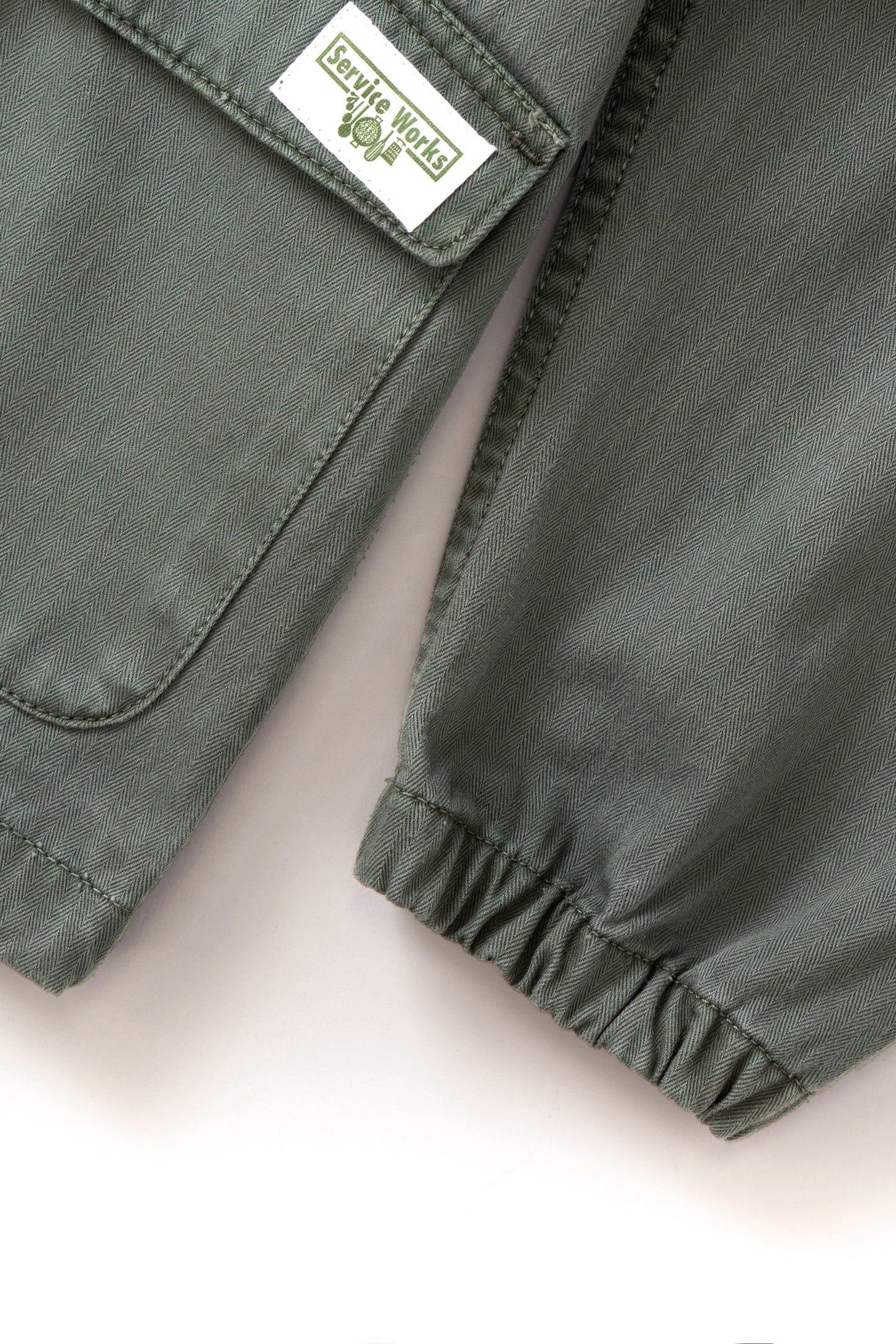 Pigment Herringbone Smock 2.0 - Olive