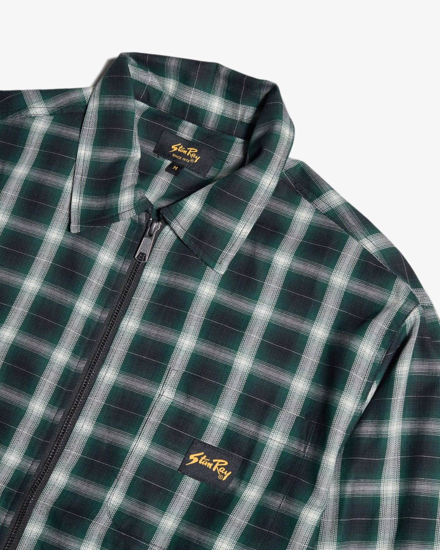 Zip Shirt - Green Check
