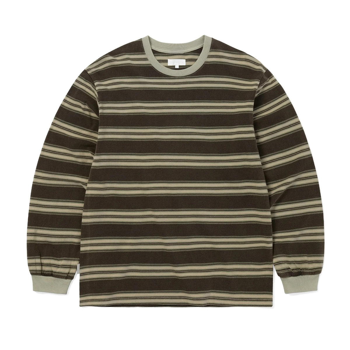 Striped L/S Tee - Black